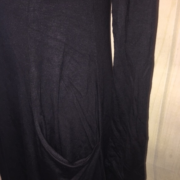 LAST ONE! Black tunic dress with pockets - Picture 2 of 3
